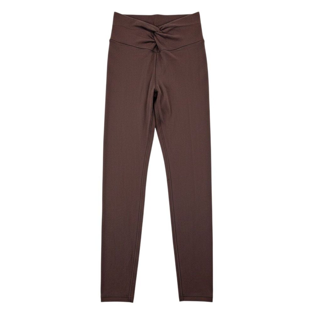 Offline by Aerie Real Me XTRA Twist Waist Leggings Brown Small 7/8 High Rise - Picture 2 of 12